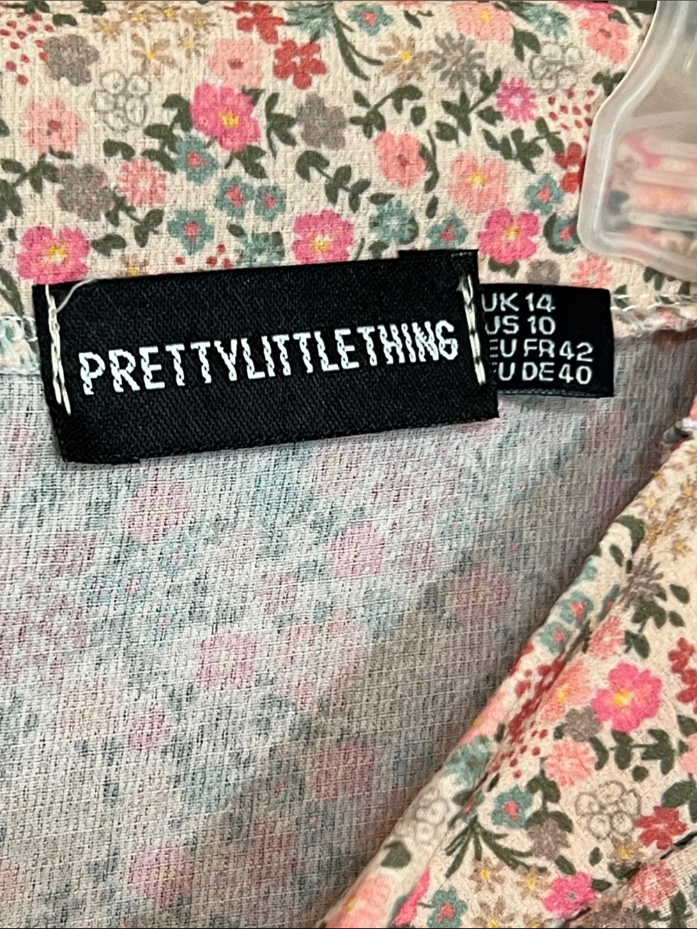PrettyLittleThing Pink Floral Ruffle Mini Skirt - Picture 3 of 14